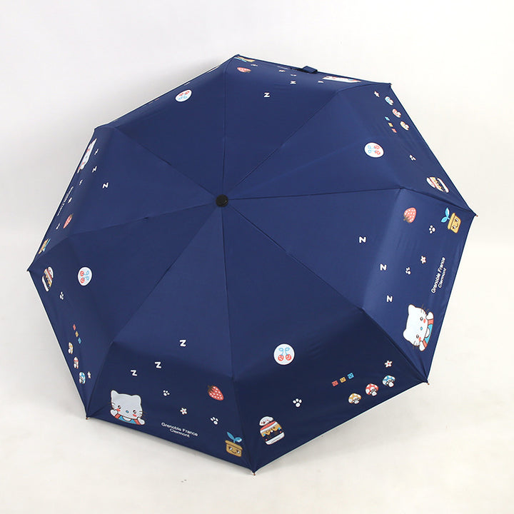 Damen Bunter Regenschirm Karnz