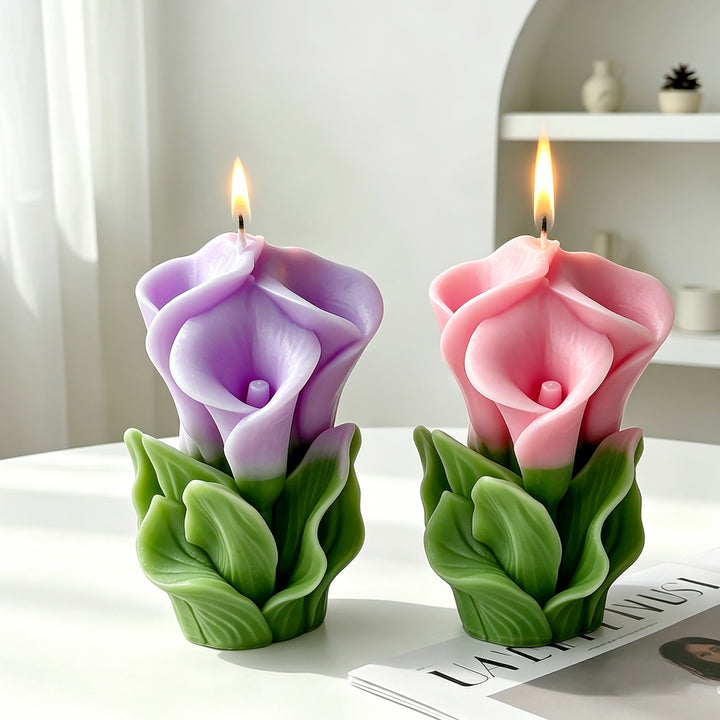 Calla Lily dekorative Kerze