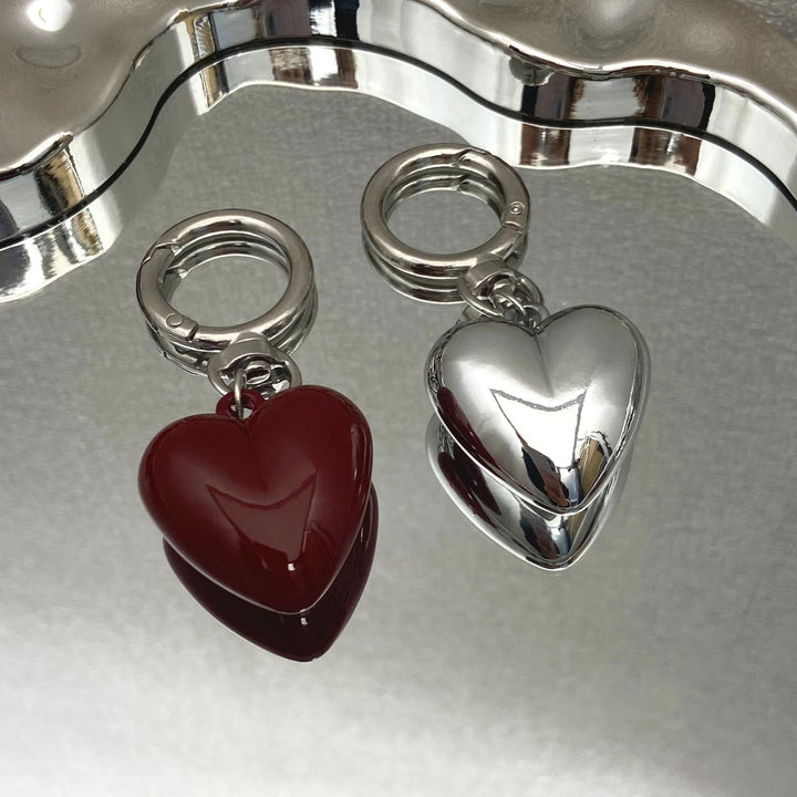 Herzförmiger Charm Schlüsselanhänger Karnz