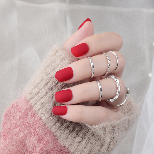 Matte Press-On Nagelset Karnz