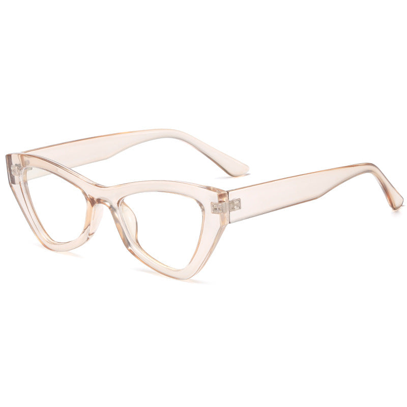Damen Cat-Eye-Brille mit modischem transparenten Rahmen Karnz
