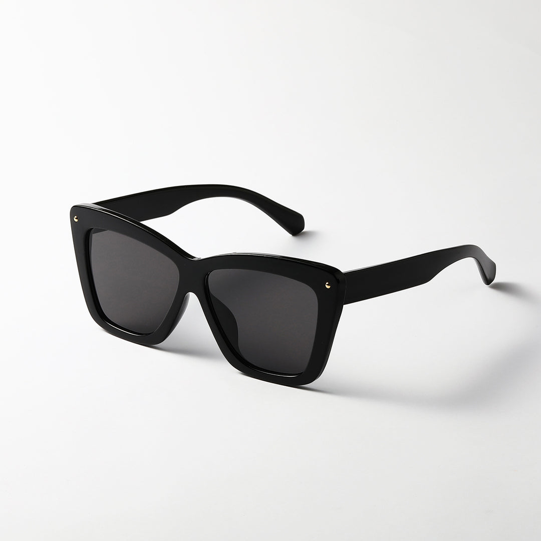 Damen geometrische oversized Sonnenbrille Karnz