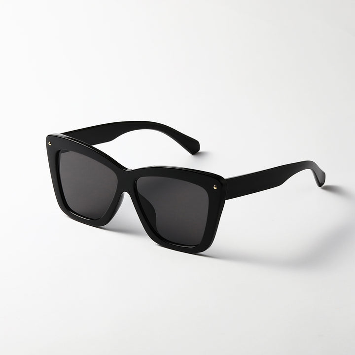 Damen geometrische oversized Sonnenbrille Karnz
