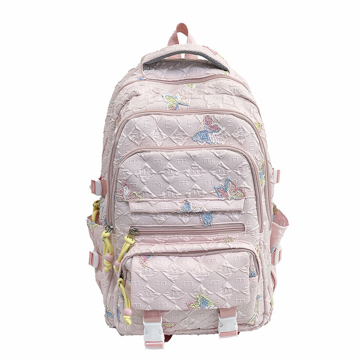 Stylischer Rucksack mit Schmetterlingsverzierung