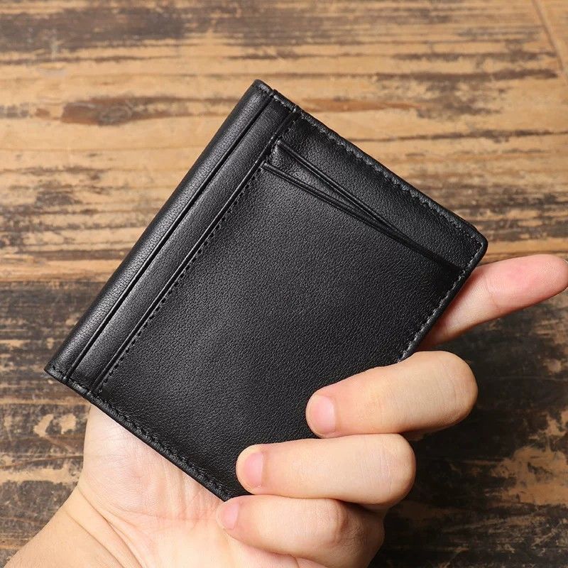 Premium Leder Minimalistischer Kartenhalter