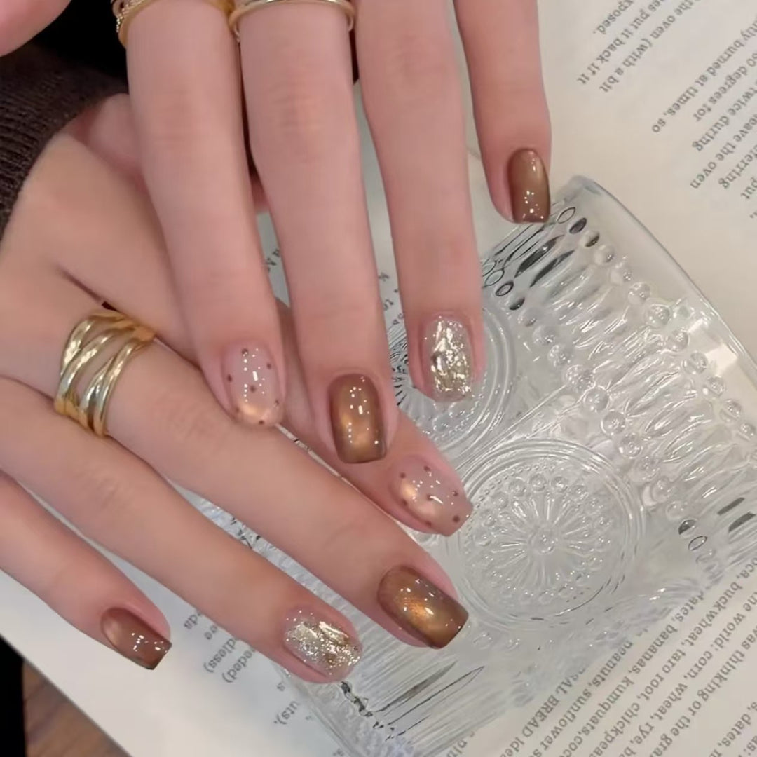 Glamouröse Gel-Nagelverlängerungen