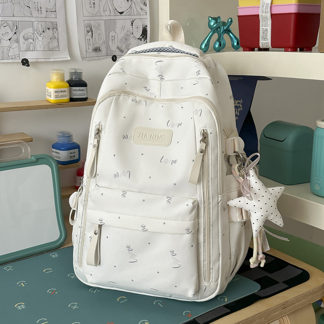 Stylische Love-Beschmückte Rucksack Karnz