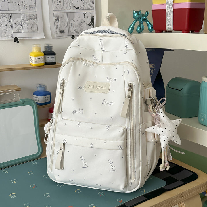 Stylische Love-Beschmückte Rucksack Karnz