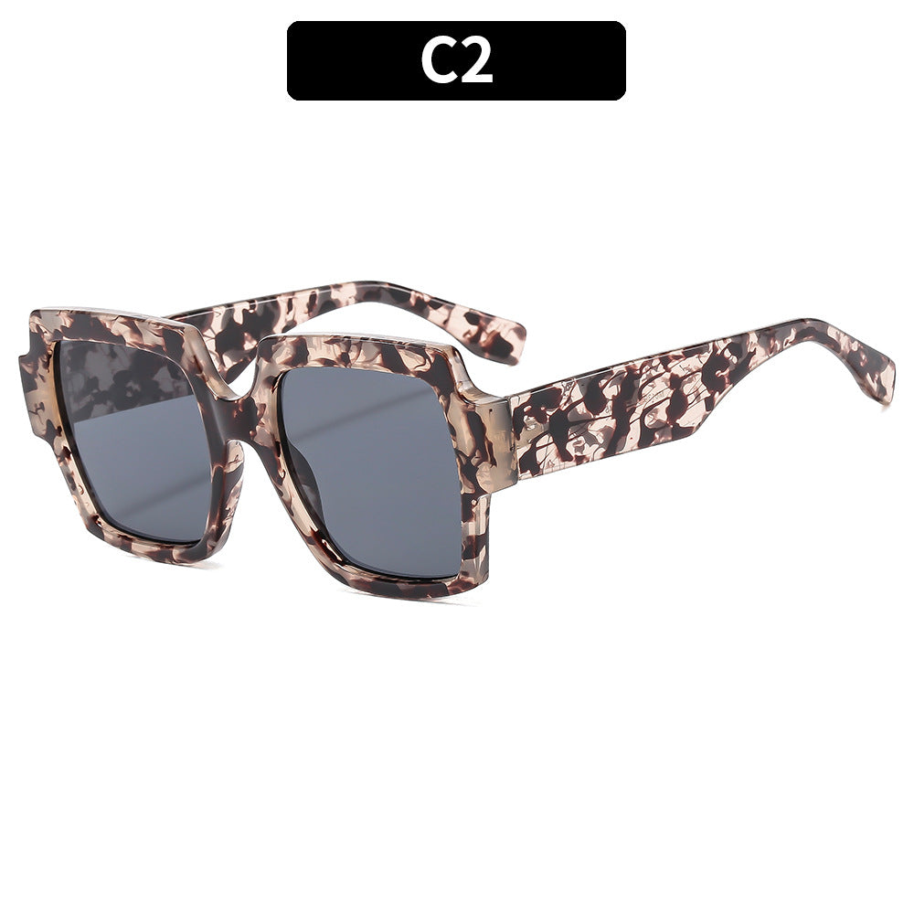 Futuristische künstlerische geometrische Sonnenbrille