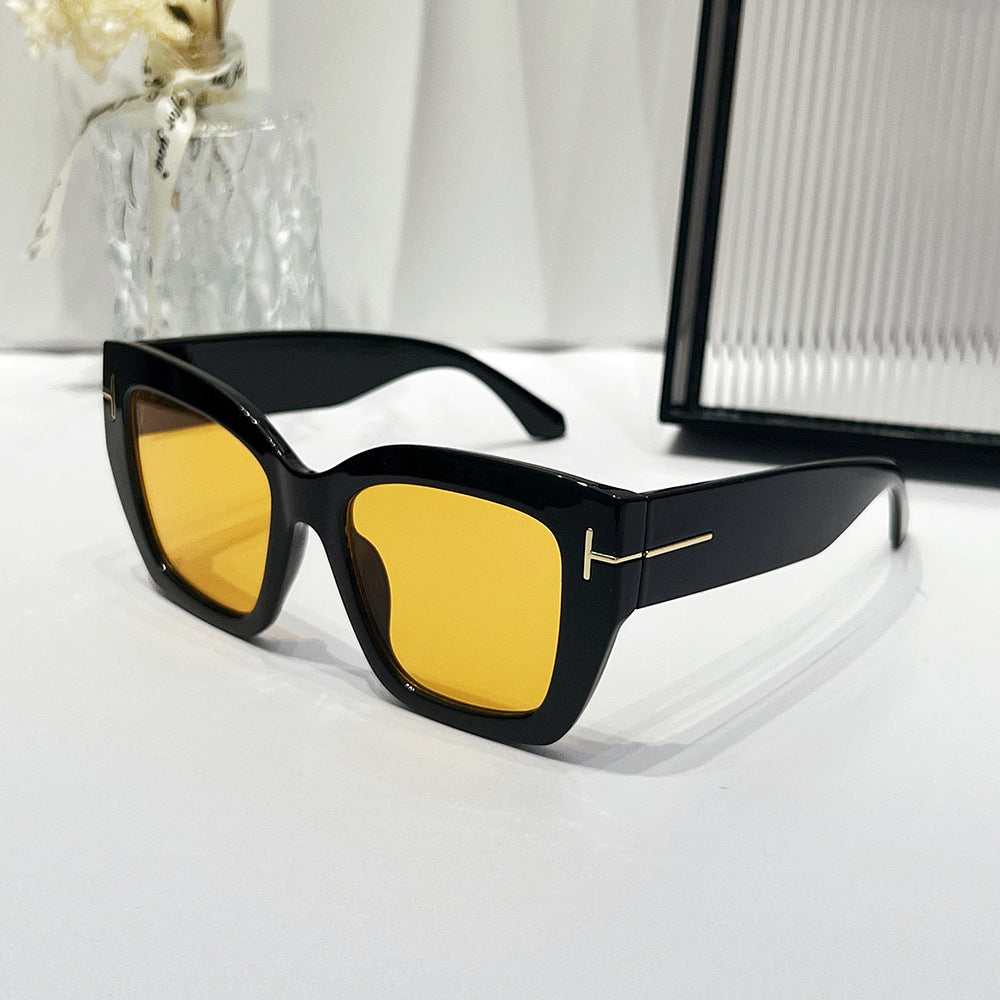 Moderne Übergroße Quadratische Sonnenbrille Karnz