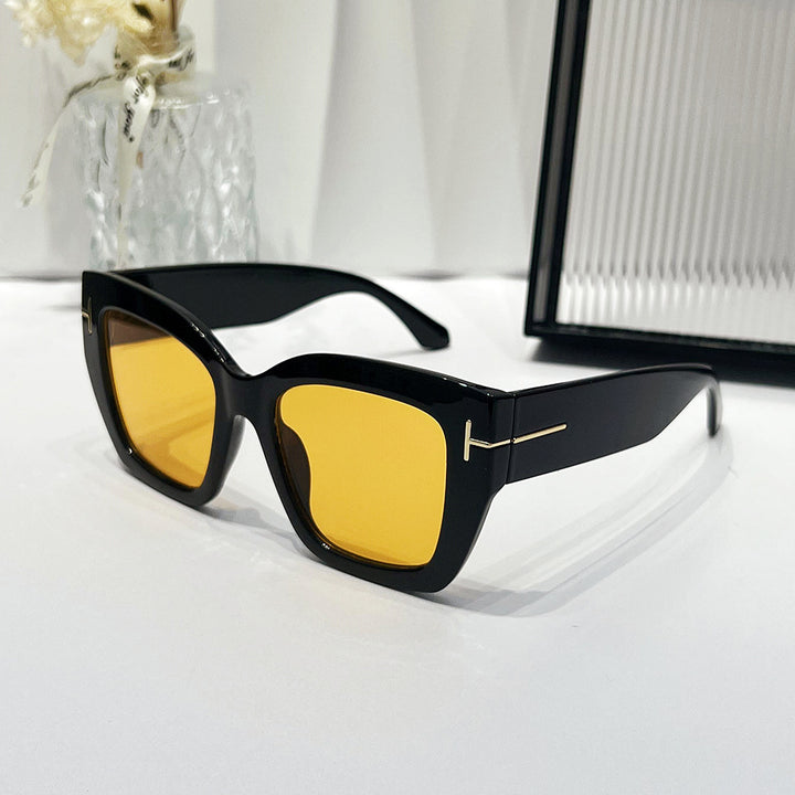Moderne Übergroße Quadratische Sonnenbrille Karnz