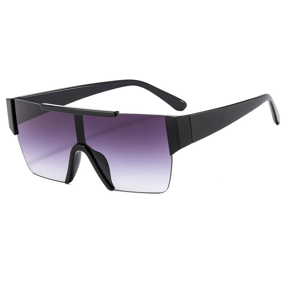 Damen Sportliche Oversized Sonnenbrille mit modernem Schutzrahmen Karnz