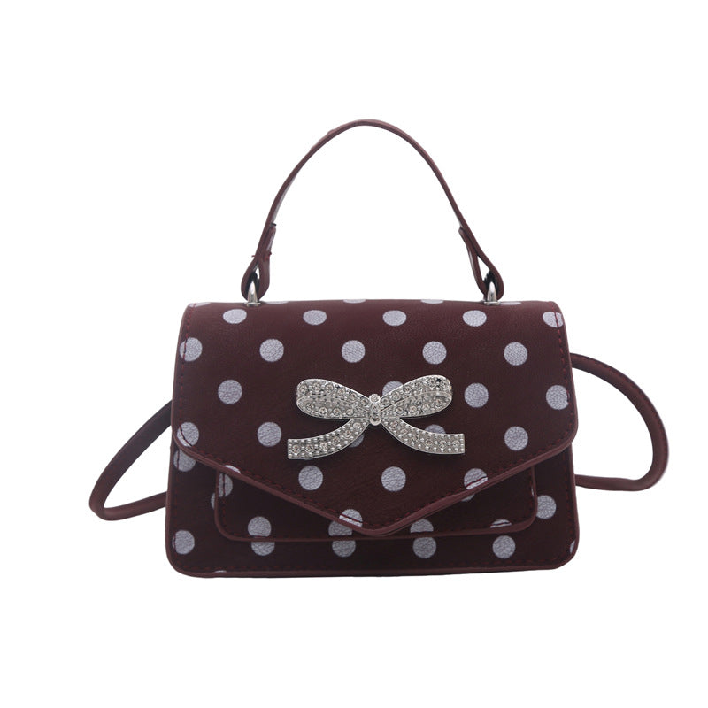 WoElegant Polka Dot Handtasche Karnz
