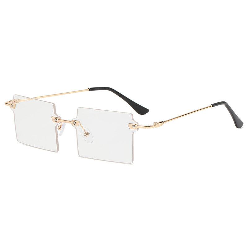 Damen modische oversized Sonnenbrille mit rechteckigem Design Karnz