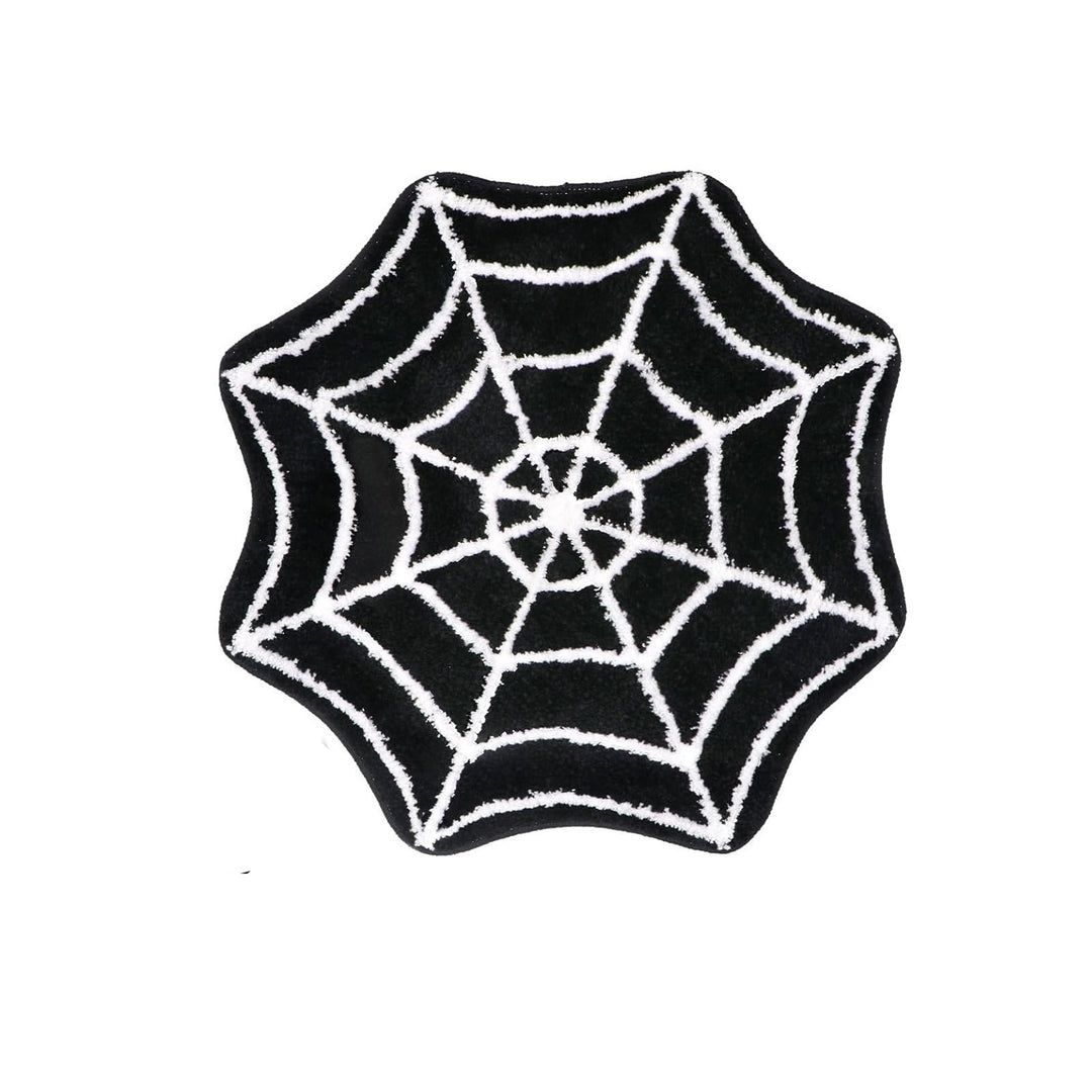 Formschöne Chenille-Plüsch saugfähiger Badezimmerteppich mit erhöhtem floralem Schneeflockendesign
