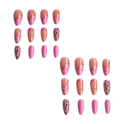 Künstlerisches Nail Art Design Set mit glamourösen metallischen Akzenten