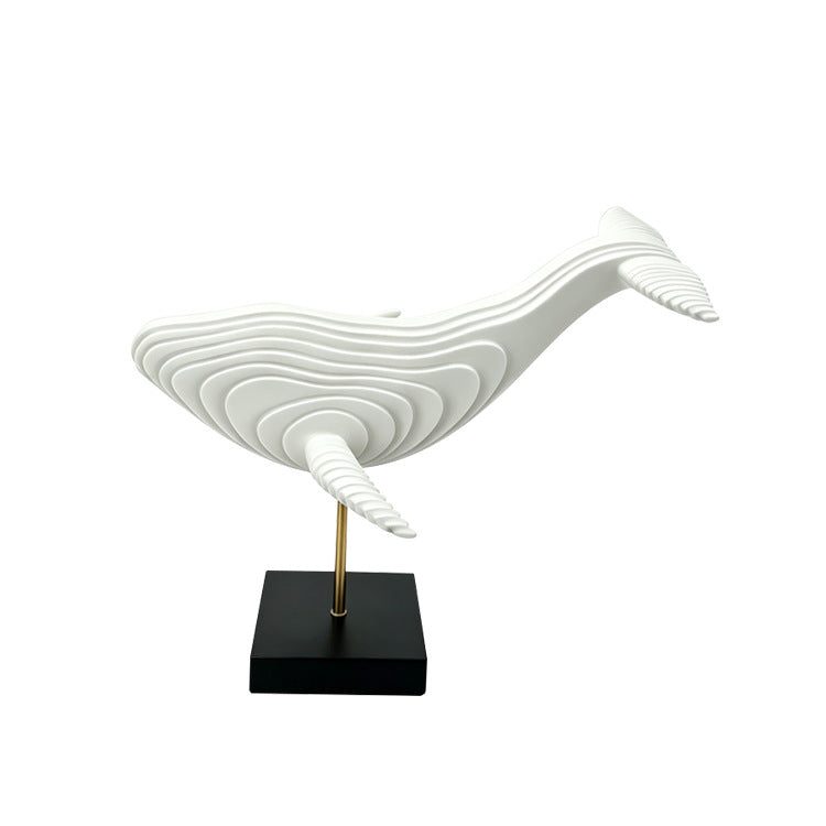 Künstlerische Walskulptur