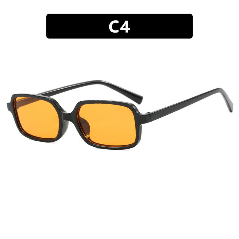 Damen quadratische Sonnenbrille mit einzigartigem, extravaganten Design und UV-Schutz Karnz