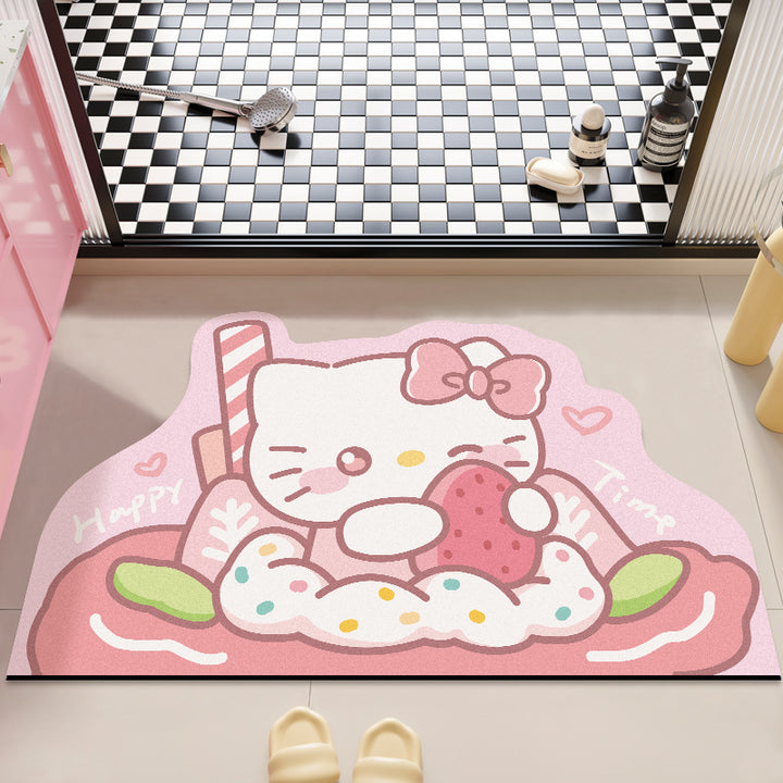 Hello Kitty Plüsch-Badevorleger für Badezimmer