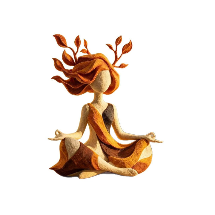 Dekorative Meditative Naturfigur Karnz