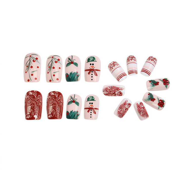 Kreatives Weihnachts-Nageldesign Set Karnz