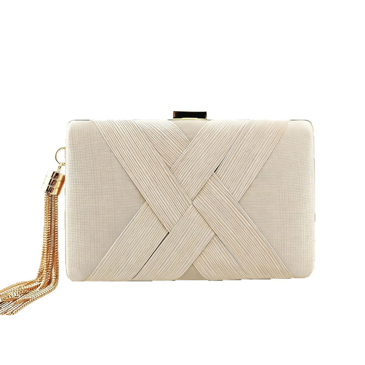 Satin-Eingewickelte Abend-Clutch