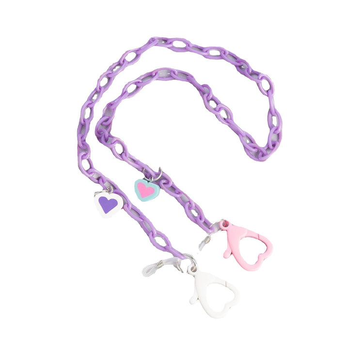 Stylische Herz-Themen Brillen Kette Karnz