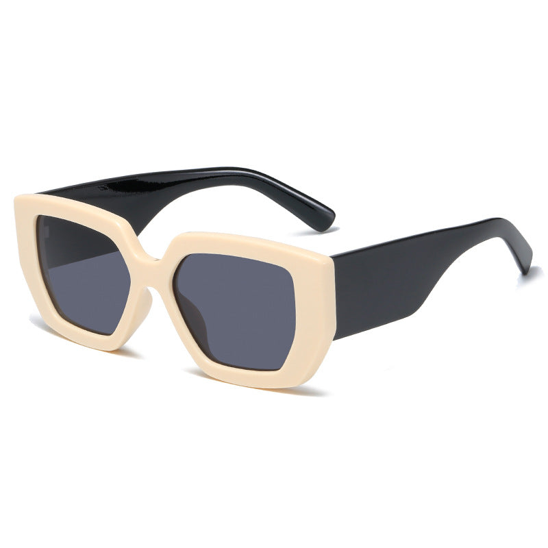 Damen Extravagante Geometrische Sonnenbrille Karnz