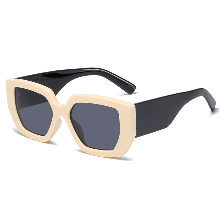 Damen Extravagante Geometrische Sonnenbrille Karnz