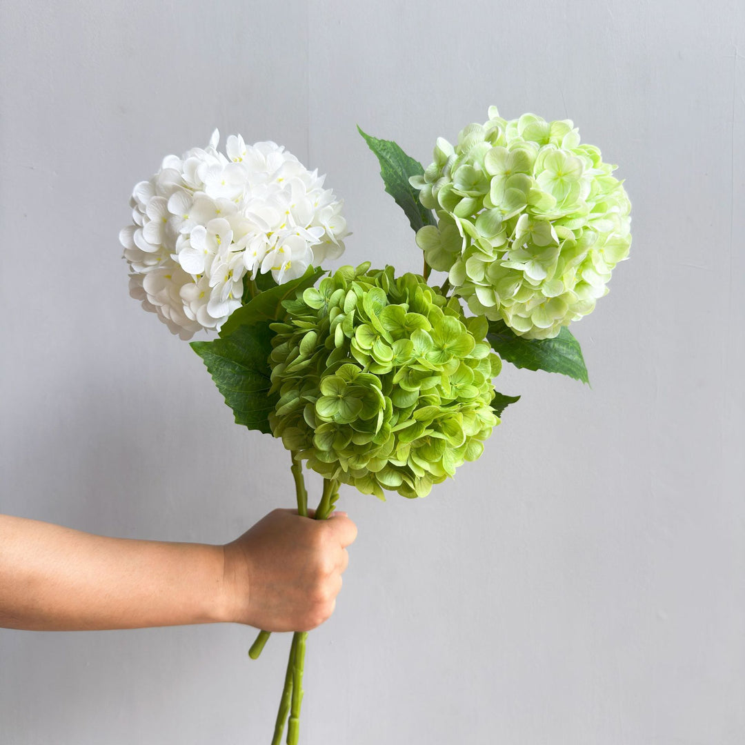 Faux Hortensie Blumenarrangement