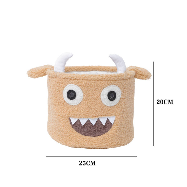 Aufbewahrungskorb im niedlichen Monsterdesign