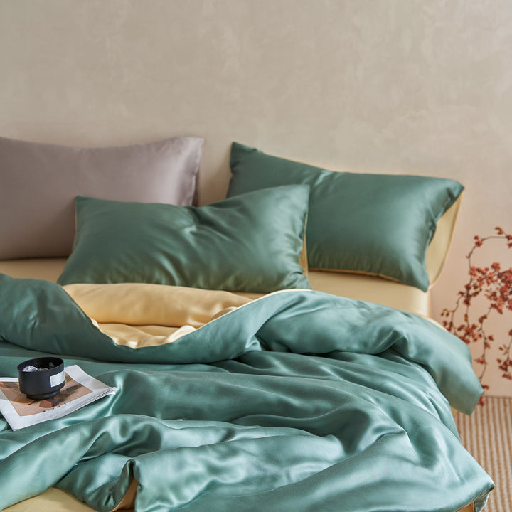 Luxuriöses Satin-Bettwäsche-Set mit seidenweichem Griff und extraweichen Kissenbezügen