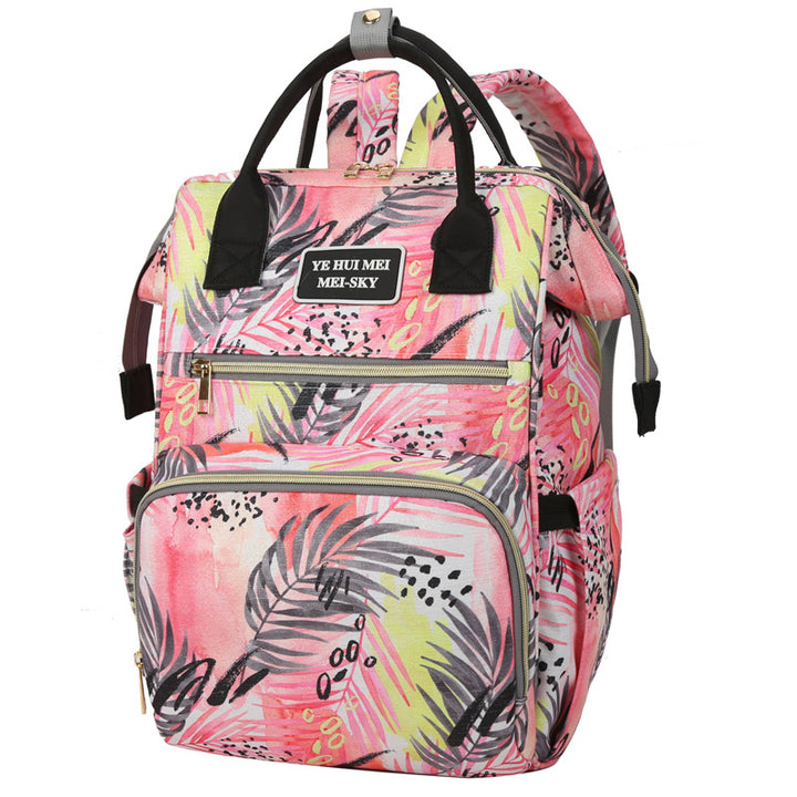 Stylischer geometrischer Druck Rucksack Karnz