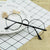Damen Runde Brille mit filigranem Metallrahmen Karnz