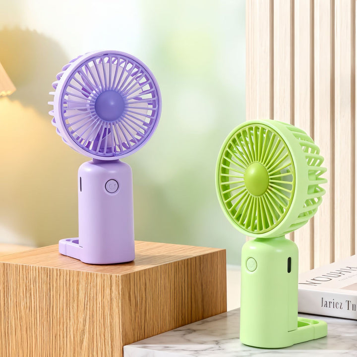 Damen Tragbarer Tischventilator mit mehrfacher Geschwindigkeitsregelung und USB-Anschluss Karnz