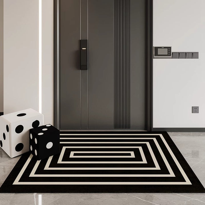 Moderne geometrische Fußmatte