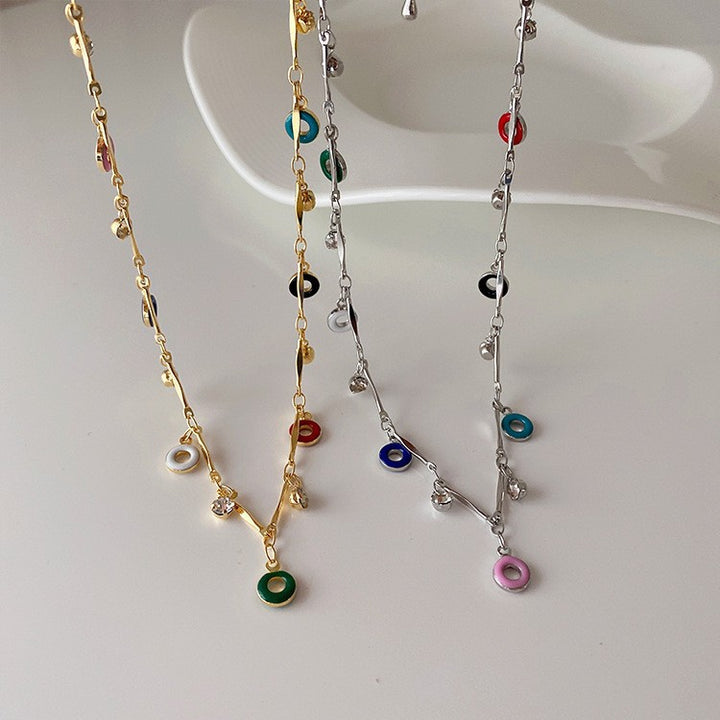 Buntes Charme Halskette Karnz