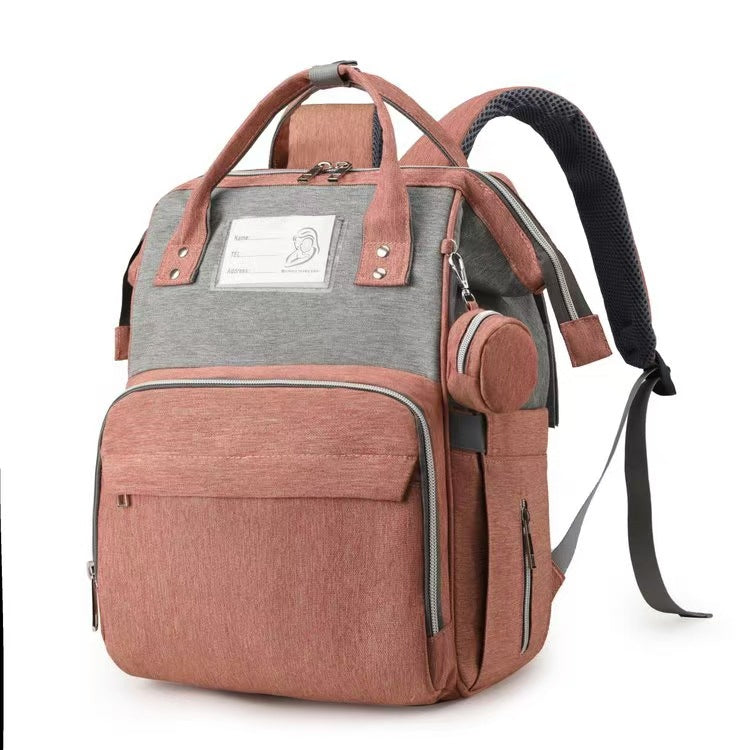 Multi-Compartment Funktionaler Wickelrucksack Karnz