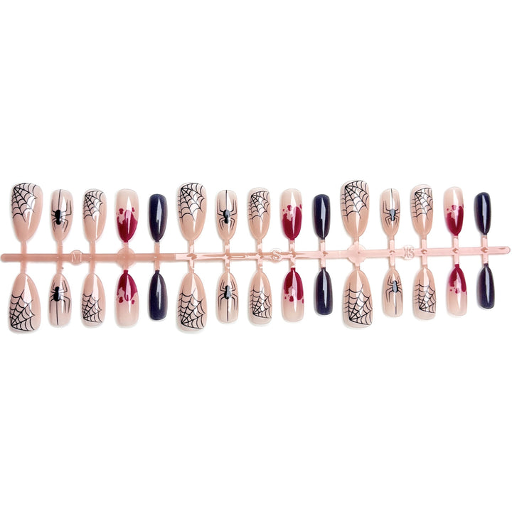 Halloween-Themen Press-On Nagelkunst Set