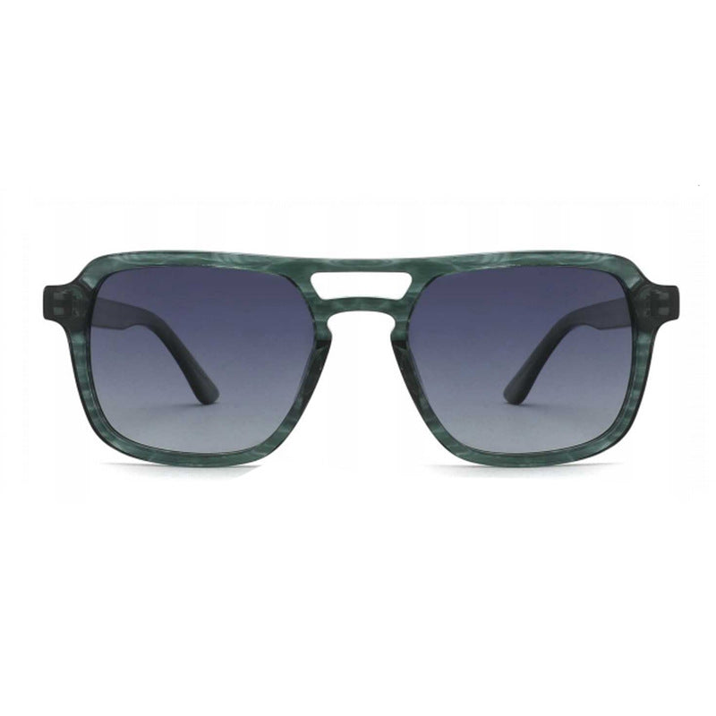 Damen Sonnenbrille mit robustem, stilisierten Kunststoffrahmen und harmonisch verlaufenden Gläsern Karnz