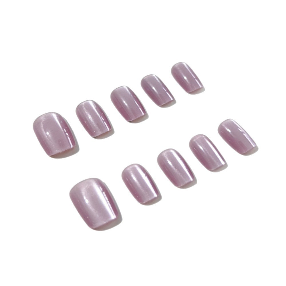 Premium Glänzende Ombre Press-On Nagelverlängerungen Karnz