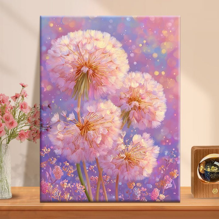 Floral Fantasy Illustration Leinwandkunst Karnz