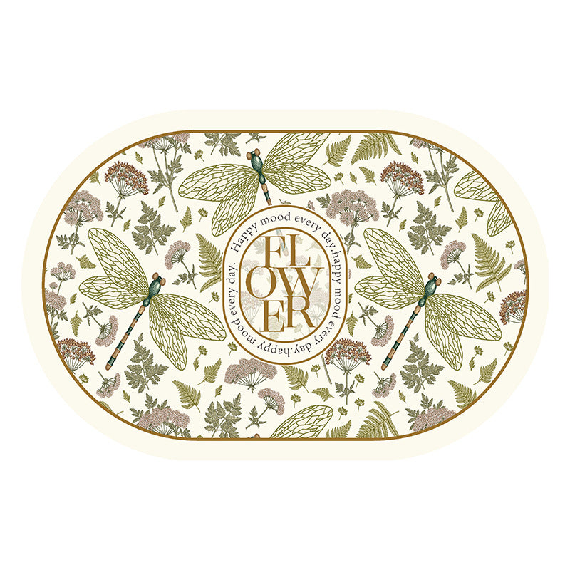 Blumenmuster dekorative Bereichsmatte