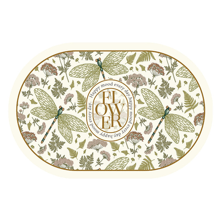 Blumenmuster dekorative Bereichsmatte
