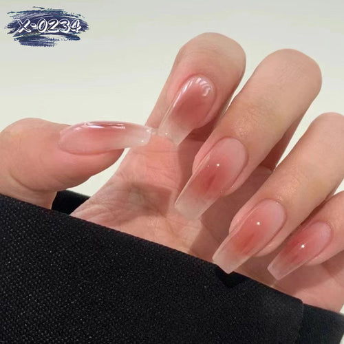 Elegante Ombre Acryl-Nagelverlängerungen