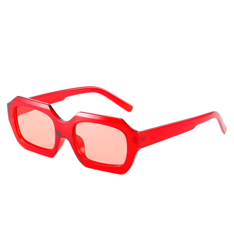 Damen modische Sonnenbrille im einzigartigen achtkantigen Design Karnz