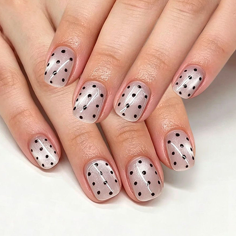 Elegante Punktmuster Nagelkunst Verbesserungen Karnz