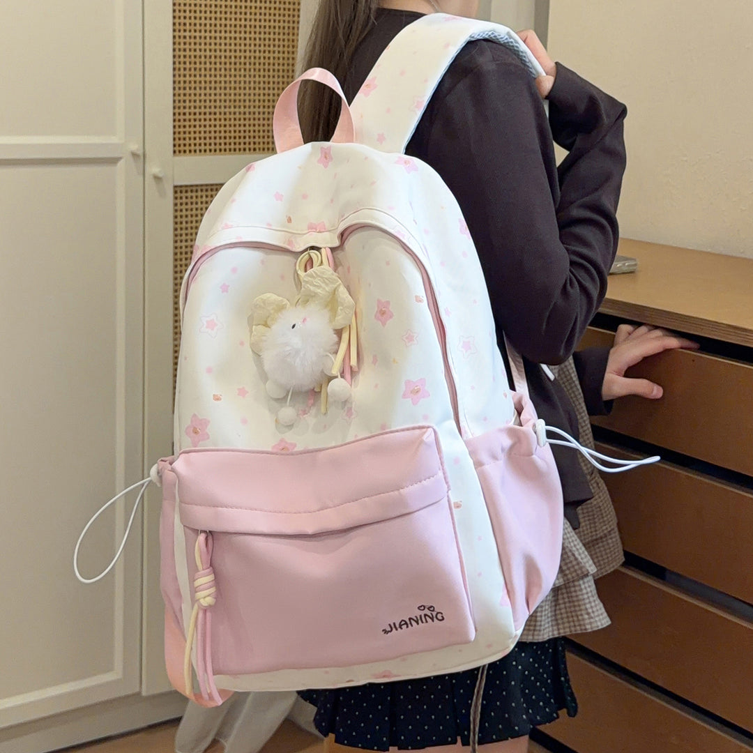 Dekorative Blumenprint-Rucksack Karnz