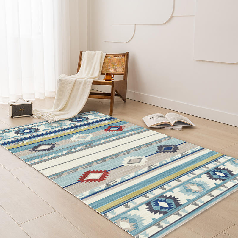 Geometrischer Bohemian Teppich