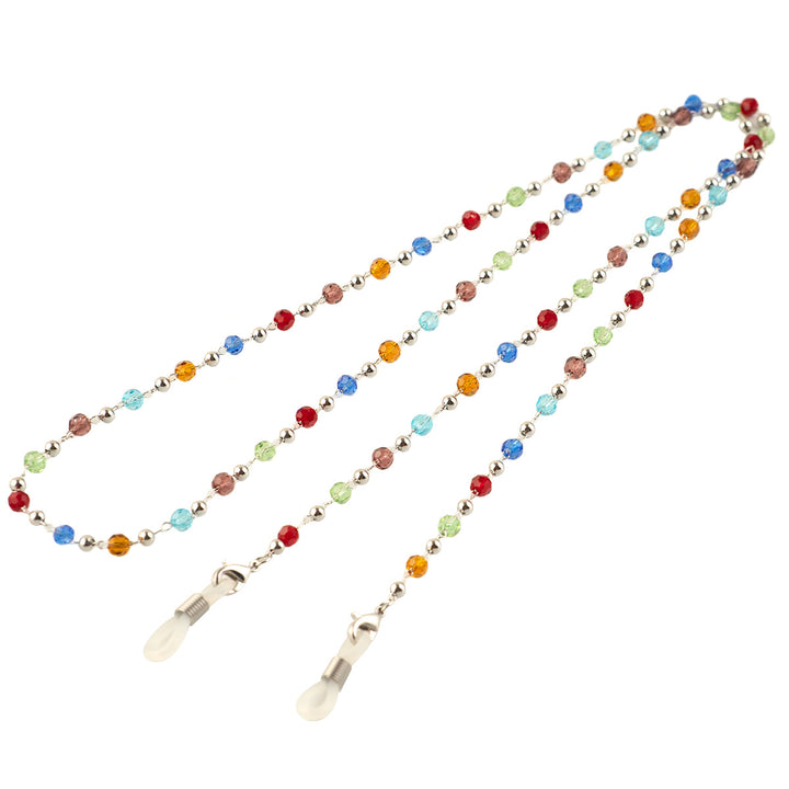 Bunte Kristallperlen Brillenband Karnz